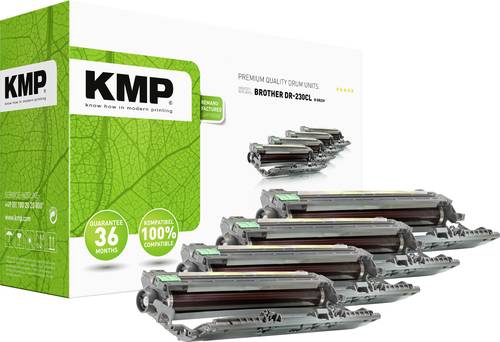KMP Trommeleinheit ersetzt Brother DR-230CL, DR230CL Kompatibel Schwarz, Cyan, Magenta, Gelb 15000 S von KMP