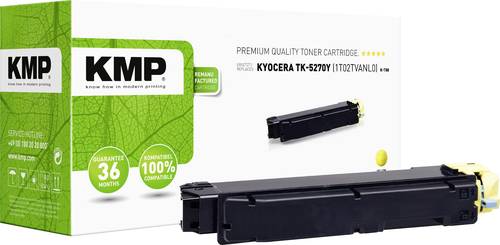 KMP Toner ersetzt Kyocera 1T02TVANL0, TK-5270Y Kompatibel Gelb 6000 Seiten K-T88 von KMP