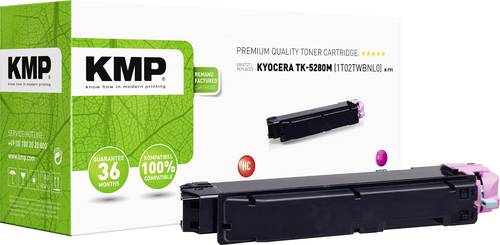 KMP Toner ersetzt Kyocera 1T02TWBNL0, TK-5280M Kompatibel Magenta 11000 Seiten K-T91 von KMP