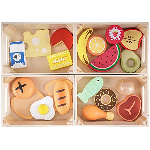 Holzspielzeug Spielküche Zubehör ab 1 Jahr | Montessori Spielzeug ab 1 2 3 Jahr | Rollenspiele Kinderküche Zubehör Holz | Küchenzubehör Kinder Holz Geschenk für Jungen Mädchen Holzspielzeug Spielküche Zubehör ab 1 Jahr | Montessori Spielzeug ab 1 2 3 Jahr | Rollenspiele Kinderküche Zubehör Holz | Küchenzubehör Kinder Holz Geschenk für Jungen Mädchen von KMTJT