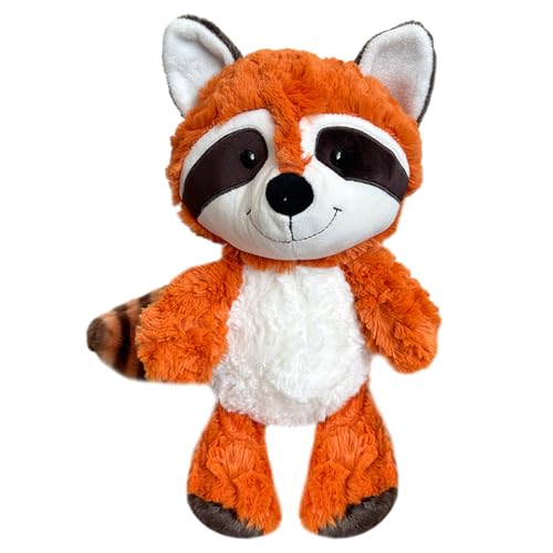 KNBMCAV Schmusetier Waschbär, Waschbär Plüsch, Stofftier Waschbär, Realistische Waschbär Plüsch Spielzeug für Wilde Tiere, Cartoon Anime Stofftier, Fans Geschenk -28cm von KNBMCAV