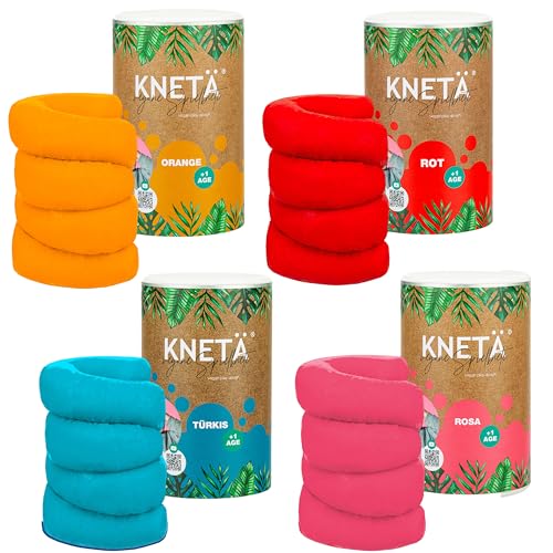 KNETÄ KNET Set I SPARBUNDLE I XXL Papierdose (1.000g) - Vegane Spielknete für Kinder ab 1 Jahr I Made in Germany (Bundle M (2)) von KNETÄ