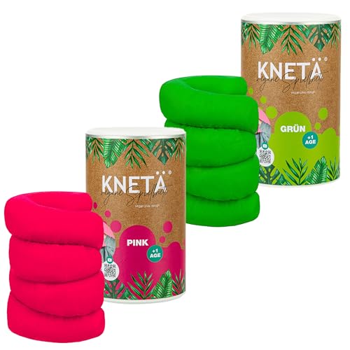 KNETÄ KNET Set I SPARBUNDLE I XXL Papierdose (1.000g) - Vegane Spielknete für Kinder ab 1 Jahr I Made in Germany (Bundle S (2)) von KNETÄ