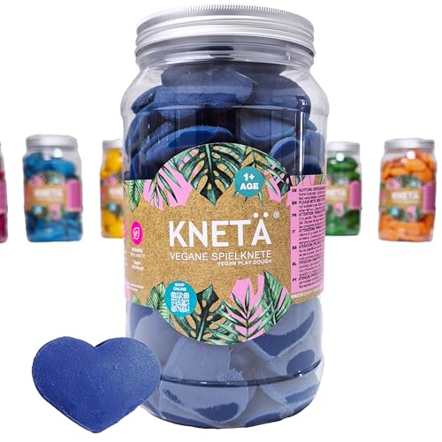 KNETÄ LIEBÄ I Made in Germany I Schulknete I Kindergartenknete I Knete ab 1 Jahr (BLAU) von KNETÄ