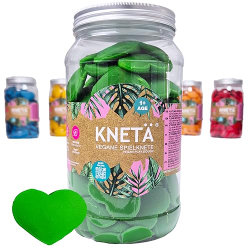 KNETÄ LIEBÄ I Made in Germany I Schulknete I Kindergartenknete I Knete ab 1 Jahr (GRÜN) von KNETÄ