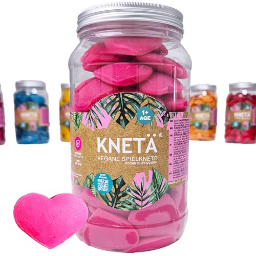 KNETÄ LIEBÄ I Made in Germany I Schulknete I Kindergartenknete I Knete ab 1 Jahr (ROSA) von KNETÄ
