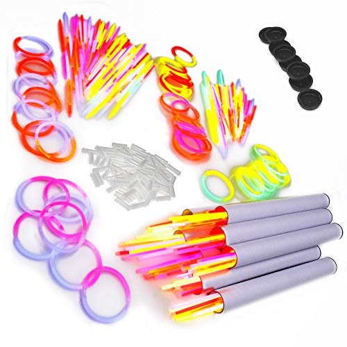 KNIXS 200 Arm-Knicklichter - einzigartige Bicolor/zweifarbig im Fünf-Farb-Mix Leuchtend inklusive 200x 2D Verbinder - abgepackt in 8X 25er Rollen - 8 Stunden Leuchtdauer KNIXS 200 Arm-Knicklichter - einzigartige Bicolor/zweifarbig im Fünf-Farb-Mix Leuchtend inklusive 200x 2D Verbinder - abgepackt in 8X 25er Rollen - 8 Stunden Leuchtdauer von KNIXS