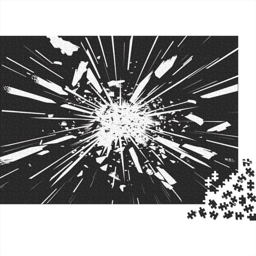 Explosion Puzzle 1000 Teile Puzzle Für Erwachsene Und Kinder Ab 14 Jahren,Puzzlespiel Erwachsenen Puzzlespiel Puzzel 1000pcs (75x50cm) von KNNDUIAOE