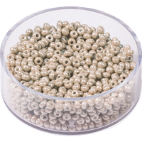 BRUNNEN 213118052 KNORR prandell Böhmische Rocailles, Ø 2,5 mm, beige, 13 g von KNORR PRANDELL