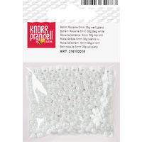 BRUNNEN 216102018 KNORR prandell Böhmische Rocailles, Ø 5 mm, weiß, 35 g von KNORR PRANDELL