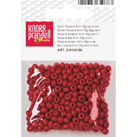 BRUNNEN 216102166 KNORR prandell Böhmische Rocailles, Ø 5 mm, karminrot, 35 g von KNORR PRANDELL