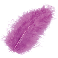 BRUNNEN 216619282 KNORR prandell Marabufedern | 100 mm, violett, 15 Stück von KNORR PRANDELL