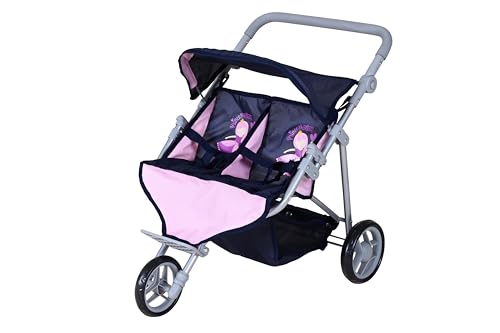 Knorrtoys 16742 - Zwillingspuppenwagen Duo - Princess Blue Knorrtoys 16742 - Zwillingspuppenwagen Duo - Princess Blue von KNORRTOYS.COM