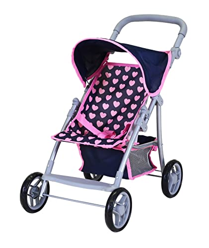 KNORRTOYS.COM 16841 Puppenbuggy Liba-Pink Hearts KNORRTOYS.COM 16841 Puppenbuggy Liba-Pink Hearts von KNORRTOYS.COM