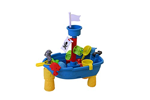 KNORRTOYS.COM 39200 Sand-und Wassertisch-Piratenschiff, Bunt von KNORRTOYS.COM