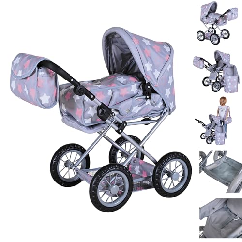 Knorrtoys 63144 - Puppenwagen Ruby - Star Grey pink Knorrtoys 63144 - Puppenwagen Ruby - Star Grey pink von KNORRTOYS.COM