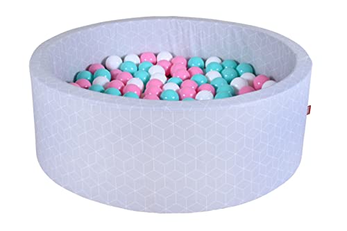 KNORRTOYS.COM 68169 Bällebad Soft-Geo Cube grey-300 Balls Rose/Creme/lightblue, grau KNORRTOYS.COM 68169 Bällebad Soft-Geo Cube grey-300 Balls Rose/Creme/lightblue, grau von KNORRTOYS.COM