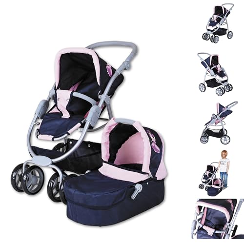 Knorrtoys 90742 - Puppenwagen Coco - Princess Blue Knorrtoys 90742 - Puppenwagen Coco - Princess Blue von KNORRTOYS.COM