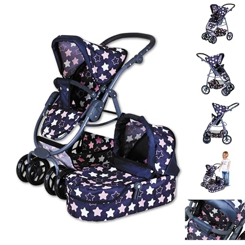Knorrtoys 90743 - Puppenwagen Coco - Star Blue pink Knorrtoys 90743 - Puppenwagen Coco - Star Blue pink von KNORRTOYS.COM