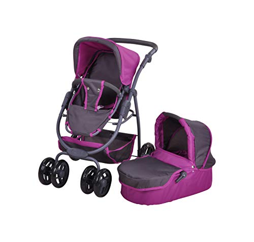 KNORRTOYS.COM 90782 Knorrtoys 90782-Puppenwagen Coco tec Purple Puppenwagen von KNORRTOYS.COM