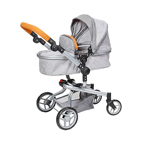 KNORRTOYS.COM 90932 Puppenwagen Boonk-Stone Brown, 59 x 42 x 80 cm KNORRTOYS.COM 90932 Puppenwagen Boonk-Stone Brown, 59 x 42 x 80 cm von KNORRTOYS.COM