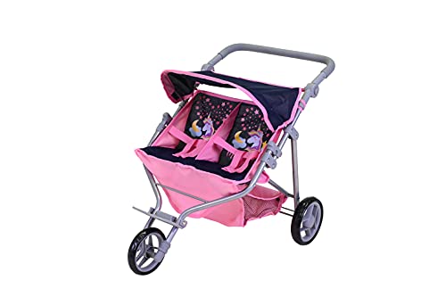 Knorrtoys 16736 Zwillingspuppenwagen Duo-Magic Unicorn, dunkelblau Knorrtoys 16736 Zwillingspuppenwagen Duo-Magic Unicorn, dunkelblau von KNORRTOYS.COM
