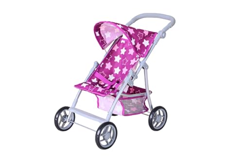 Knorrtoys 16845 - Puppenbuggy Liba - Star Dark pink Knorrtoys 16845 - Puppenbuggy Liba - Star Dark pink von KNORRTOYS.COM