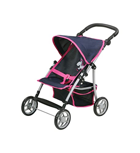 Knorrtoys 16876 - Puppenbuggy Liba - "UMA.Das Einhorn" blue von KNORRTOYS.COM