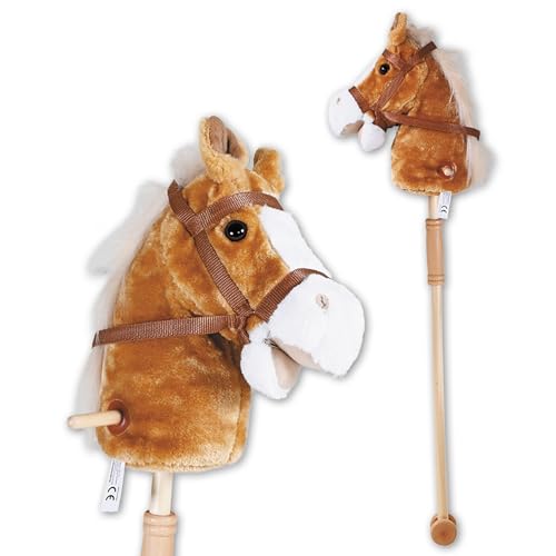 Knorrtoys 40103 - Steckenpferd "Brauny", Braun, 45 cm von KNORRTOYS.COM