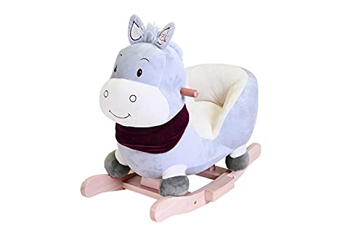 Knorrtoys 40375 Schaukeltier Paul Donkey Grey mit Sound von KNORRTOYS.COM