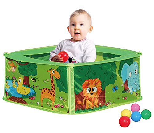 Knorrtoys 55311 Bällebad-Zoo/inkl. 25 Colourful Balls, bunt von KNORRTOYS.COM