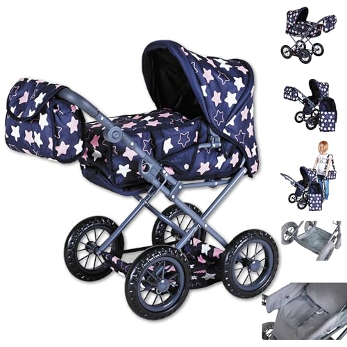Knorrtoys 63143 - Puppenwagen Ruby - Star Blue pink Knorrtoys 63143 - Puppenwagen Ruby - Star Blue pink von KNORRTOYS.COM