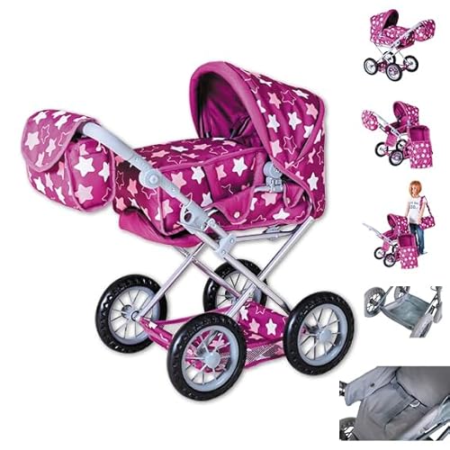 Knorrtoys 63145 - Puppenbuggy Ruby - Star Dark pink Knorrtoys 63145 - Puppenbuggy Ruby - Star Dark pink von KNORRTOYS.COM