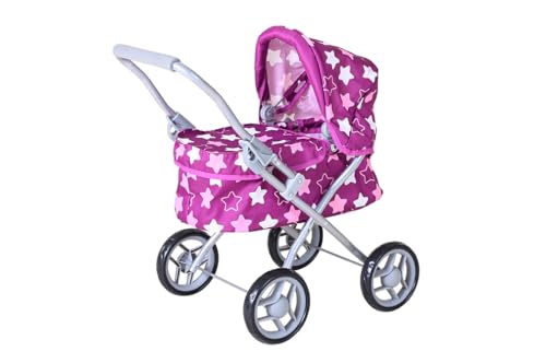 Knorrtoys 63345 - Puppenwagen Mini Lili - Star Dark pink Knorrtoys 63345 - Puppenwagen Mini Lili - Star Dark pink von KNORRTOYS.COM