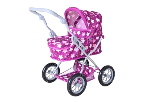 Knorrtoys 63445 - Puppenwagen First - Star Dark pink Knorrtoys 63445 - Puppenwagen First - Star Dark pink von KNORRTOYS.COM