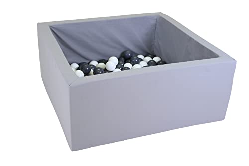 Knorrtoys 68052 - Bällebad Soft eckig Grey - 100 Balls Grey/White Knorrtoys 68052 - Bällebad Soft eckig Grey - 100 Balls Grey/White von KNORRTOYS.COM