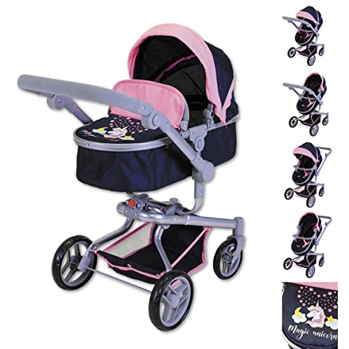 Knorrtoys 90936 Puppenwagen Boonk-Magic Unicorn, dunkelblau Knorrtoys 90936 Puppenwagen Boonk-Magic Unicorn, dunkelblau von KNORRTOYS.COM