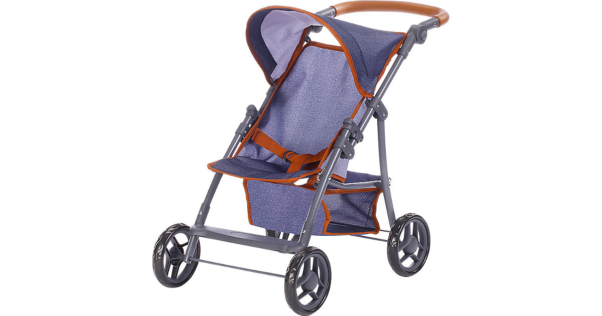 Puppenbuggy Liba - dark blue dunkelblau von KNORRTOYS.COM