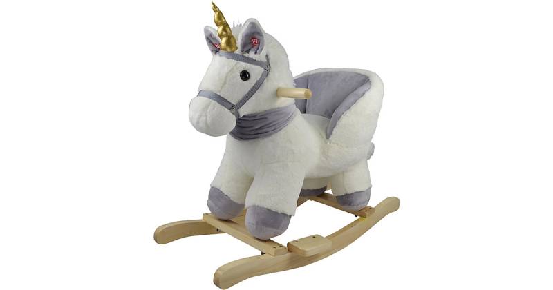 "Schaukeltier ""Stella"" Einhorn" gold/weiß von KNORRTOYS.COM