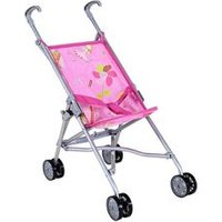 KNORRTOYS 12608 Puppenbuggy Sim - pink little princess von KNORRTOYS