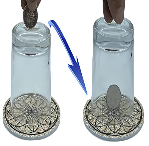 KNSHTH Münze Zaubertricks für Erwachsene und Münze durch Glas Magic Prop Set, atemberaubende Leistung! KNSHTH Münze Zaubertricks für Erwachsene und Münze durch Glas Magic Prop Set, atemberaubende Leistung! von KNSHTH