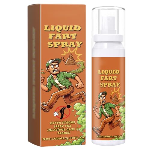 Flüssiger Furz,Arsch Furz Spray,Super Stinky Spray,Stinkend Spray Prank Sachen,Schrecklicher Geruch Spray,Furz Stinky Spray,Schrecklicher Geruch Spray,Für Furzende Kinder Und Erwachsene,100ML von KOAHDE