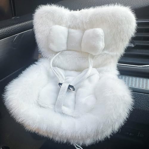 KOBONA Labubu -Autositz for Puppen Kawaii Labubu Puppen -Plüsch -Sofa mit AIR -Vent -Clip und Desktop -Ständer Plüsch Puppen Sitzwagen Inneneinrichtung for Display Labubu Zubehör von KOBONA
