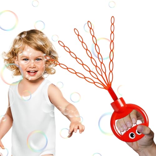 Lächeln Gesicht Seifenblasenstab, 32-Loch Lächeln Gesicht Seifenblasenmacher mit 5 Klauen, 5 Klaue Lächeln Seifenblasenstab, Outdoor Spielzeug for Kinder Seifenblasenmaschine Lächeln Gesicht Seifenblasenstab, 32-Loch Lächeln Gesicht Seifenblasenmacher mit 5 Klauen, 5 Klaue Lächeln Seifenblasenstab, Outdoor Spielzeug for Kinder Seifenblasenmaschine von KOBONA