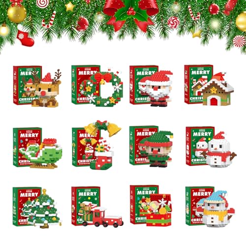 Weihnachts Baustein Ornamente Elch Hirsch Weihnachtsmann Weihnachts Baustein Set Mini Baufiguren Selbstgemachte for Kinder Weihnachts Baustein Ornamente Elch Hirsch Weihnachtsmann Weihnachts Baustein Set Mini Baufiguren Selbstgemachte for Kinder von KOBONA