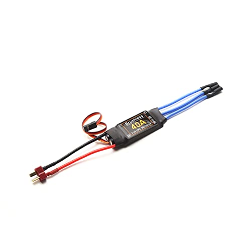KOCAN 40A Brushless ESC 2-4S Elektronischer Drehzahlregler T-Stecker mit 5V 3A BEC 3,5MM Bananenkopf für Flugzeug Flugzeug Hubschrauber Boot FPV F450 Mini Quadcopter KOCAN 40A Brushless ESC 2-4S Elektronischer Drehzahlregler T-Stecker mit 5V 3A BEC 3,5MM Bananenkopf für Flugzeug Flugzeug Hubschrauber Boot FPV F450 Mini Quadcopter von KOCAN