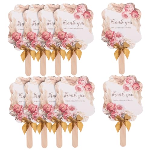 KOCKSHION 10 Sätze Diy Hochzeitsfächer Handgefertigte Papierfans für Braut und Brautjungfern Dekoration für Hochzeitsfeiern Tanzpartys und Teepartys Rosa KOCKSHION 10 Sätze Diy Hochzeitsfächer Handgefertigte Papierfans für Braut und Brautjungfern Dekoration für Hochzeitsfeiern Tanzpartys und Teepartys Rosa von KOCKSHION