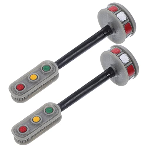 KOCKSHION 2 Stück Ampelmodell LED Autos Mini Nachtanzeige Sensor Außenstraße Pavillon Signalleuchten N Licht Modelleisenbahn Licht Solarbetriebene Kits Leuchtende Taschenlampe KOCKSHION 2 Stück Ampelmodell LED Autos Mini Nachtanzeige Sensor Außenstraße Pavillon Signalleuchten N Licht Modelleisenbahn Licht Solarbetriebene Kits Leuchtende Taschenlampe von KOCKSHION