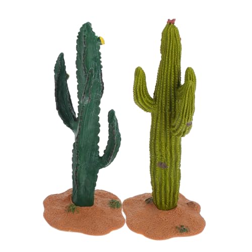 KOCKSHION 2 Stück Kaktus-Modell künstliche Kakteenpflanzen Kaktusskulptur Mini-Modellkaktus Minikaktuspflanzen Leben Kaktusspielzeug Metallkaktus-Außendekoration Kaktus-Wand- PVC Grün KOCKSHION 2 Stück Kaktus-Modell künstliche Kakteenpflanzen Kaktusskulptur Mini-Modellkaktus Minikaktuspflanzen Leben Kaktusspielzeug Metallkaktus-Außendekoration Kaktus-Wand- PVC Grün von KOCKSHION