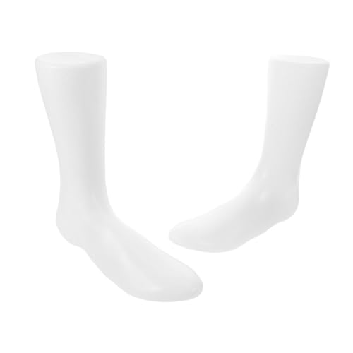 KOCKSHION 2 Stück Kunststoff Fußform Schuhspanner Schuhe Socken Ausstellungsstand Fußanzeige Schaufensterpuppenfüße für Socken Fußpuppe für Socken Mannequin Plastik Weiß KOCKSHION 2 Stück Kunststoff Fußform Schuhspanner Schuhe Socken Ausstellungsstand Fußanzeige Schaufensterpuppenfüße für Socken Fußpuppe für Socken Mannequin Plastik Weiß von KOCKSHION
